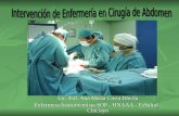 -Intervención de Enfermería en Cirugía de Abdomen-ANA CIEZA