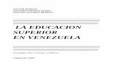 136472209 La Educacion Superior en Venezuela