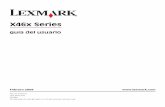 Manual Lexmark x464de