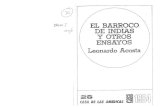 Acosta Leonardo - El Barroco de Indias y Otros Ensayos