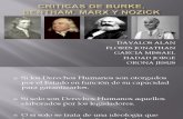 Criticas de Burke, Bentham, Marx y Nozick
