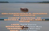 Gira Evangelistica Amazonas Distrito 26