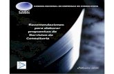 Recomendaciones para Elaborar Propuestas de Servicios de Consultoría CNEC 2010