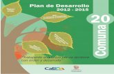 PLan de Desarrollo 2012 -2015 Comuna 20