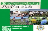 Historia de la Extensión Agraria en el Perú