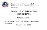 Diapositivas de tributación municipal 3 ene 2006