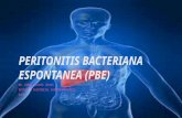 Peritonitis bacteriana espontanea (pbe)
