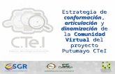 Estrategia de conformación, articulación y dinamización de la Comunidad Virtual del proyecto Putumayo CTeI
