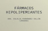 FÁRMACOS HIPOLIPEMIANTES
