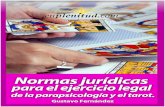 Normas Jurídicas Parapsicología y Tarot