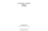 Coro de Llamas para el Che por Mario Ramírez, una antología de poemas sobre el Che Guevara con la colaboración especial de Carmen de la Fuente y Alejandro Zenteno. Editada en el