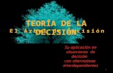 Teoría de la Decisión - El árbol de decisión - Su aplicación en situaciones de decisión con alternativas interdependientes