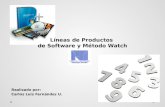 Presentación lineas de productos y método watch