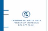 Informe Presencia en Medios y Redes Sociales del 43º Congreso AEDV