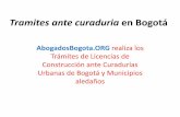 Tramites ante Curaduria en Bogotá - Asesoria Legal Colombia