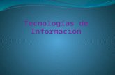 Tecnologías de información
