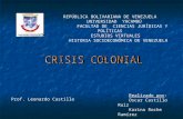 Crisis colonial kari