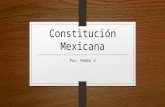 Constitución mexicana Por Pedro J