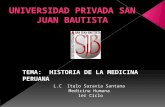 HISTORIA DE LA MEDICINA PERUANA