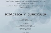 Didáctica y Currículum