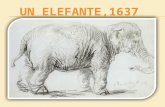 Artes rembrandt Un elefante,1637