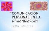 Comunicación personal en la organización
