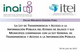 Presentación Ley General de Transparencia comparada con Ley de Transparencia de Jalisco