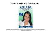 Programa de Gobierno Adelaida  Hernández
