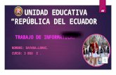 UNIDAD EDUCATIVA "REPÚBLICA DEL ECUADOR"