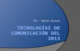 Tecnologías de comunicación del 2013