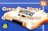 Creación de un blogs
