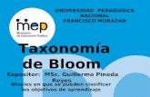 Taxonomía de BLOOM UPNFM