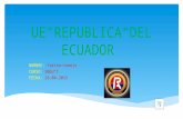 U.E" República del Ecuador"