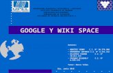 Google y Wikispace carmen