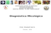 Diagnóstico micológico algodonal 2015