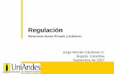 Regulación Relaciones Sector Privado y Gobierno