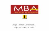 Presentación MBA Universidad de los Andes