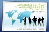 Estándares Web y Accesibilidad en Colombia