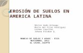 Erosion de suelos en america latina