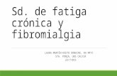 Sindrome de fatiga crónica y  fibromialgia