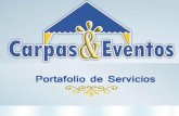 Carpas y eventos portafolio de servicios