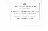 Aspectos Registrales Del Nuevo Codigo Civil Y Comercial de La Nacion Argentina