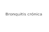 Bronquitis crónica