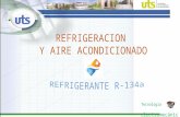 Refrigeración, refrigerante R-134a