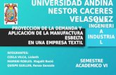 Aplicacion de la Manufactura Esbelta en una empresa Textil