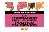 La Formación Del Poder Político en México. Córdova Arnaldo.