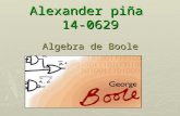 Presentacion de Algebra Booleana