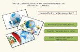 Inversión Extranjera Eb El Perú - Dci