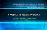 Modelo de Regresion Lineal Simple