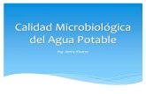 calidad microbiologica del agua potable
